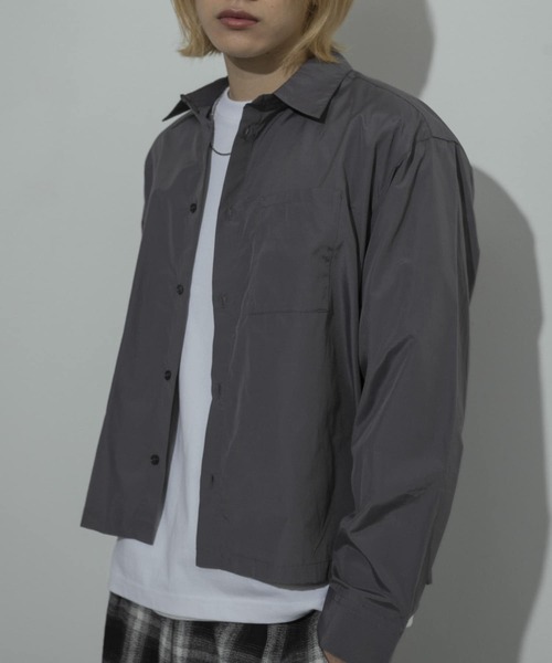 SENSE OF PLACE by URBAN RESEARCH（センスオブプレイスバイアーバンリサーチ）の「『ユニセックス』アソートボクシーシャツ（シャツ/ブラウス・メンズ・チャコールグレー/ブラック系その他/ブルー/ブラウン系その他/ブルー系その他・LARGE/MEDIUM）」の13枚目の写真