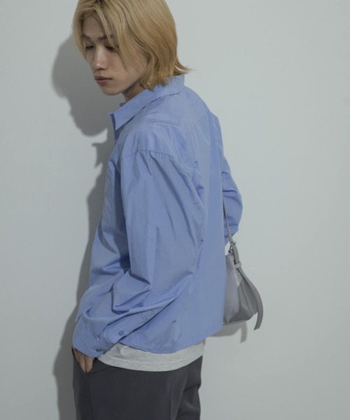 SENSE OF PLACE by URBAN RESEARCH（センスオブプレイスバイアーバンリサーチ）の「『ユニセックス』アソートボクシーシャツ（シャツ/ブラウス・メンズ・チャコールグレー/ブラック系その他/ブルー/ブラウン系その他/ブルー系その他・LARGE/MEDIUM）」の19枚目の写真