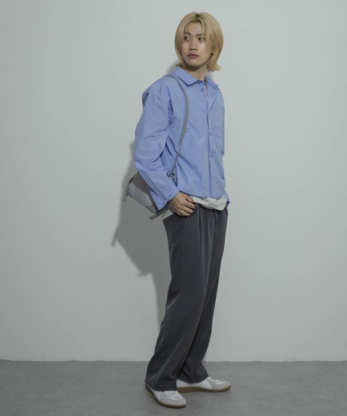 SENSE OF PLACE by URBAN RESEARCH（センスオブプレイスバイアーバンリサーチ）の「『ユニセックス』アソートボクシーシャツ（シャツ/ブラウス・メンズ・チャコールグレー/ブラック系その他/ブルー/ブラウン系その他/ブルー系その他・LARGE/MEDIUM）」の21枚目の写真