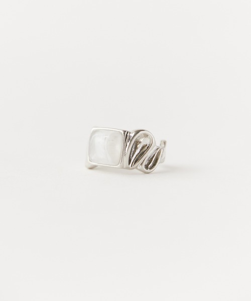 AO2（アオズ）の「Design Silver Ring / デザインシルバーリング 2点セット（リング）」 - WEAR