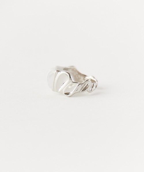 AO2（アオズ）の「Design Silver Ring / デザインシルバーリング 2点セット（リング）」 - WEAR