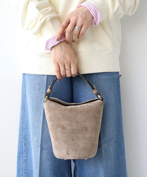 LORISTELLA（ロリステッラ）の「【LORISTELLA】スエードハンドバッグ