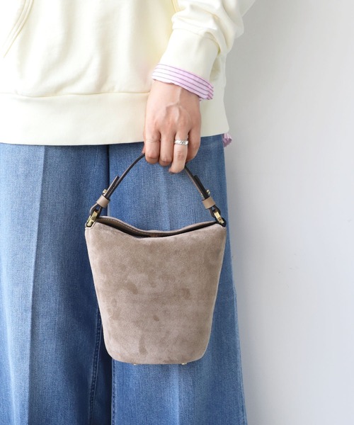 LORISTELLA（ロリステッラ）の「【LORISTELLA】スエードハンドバッグ