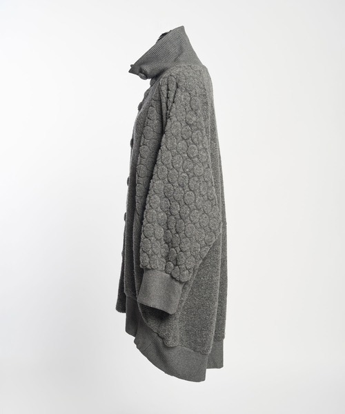 gomme（ゴム）の「パイルドットJQ　バルーンジャケット（その他アウター・レディース・ネイビー/ブラック/チャコールグレー・MEDIUM）」の15枚目の写真