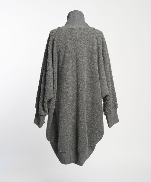 gomme（ゴム）の「パイルドットJQ　バルーンジャケット（その他アウター・レディース・ネイビー/ブラック/チャコールグレー・MEDIUM）」の16枚目の写真