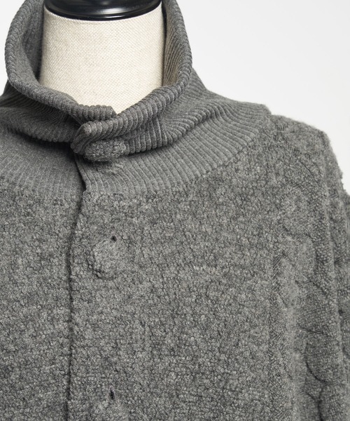 gomme（ゴム）の「パイルドットJQ　バルーンジャケット（その他アウター・レディース・ネイビー/ブラック/チャコールグレー・MEDIUM）」の18枚目の写真