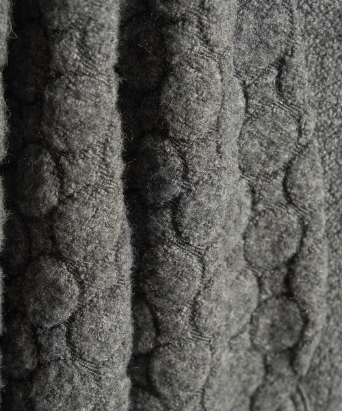 gomme（ゴム）の「パイルドットJQ　バルーンジャケット（その他アウター・レディース・ネイビー/ブラック/チャコールグレー・MEDIUM）」の22枚目の写真