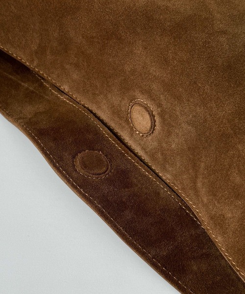 CANAL JEAN（キャナルジーン）の「diggity　スウェードハンドバッグ（ハンドバッグ・レディース・キャメル・ONE SIZE）」の8枚目の写真