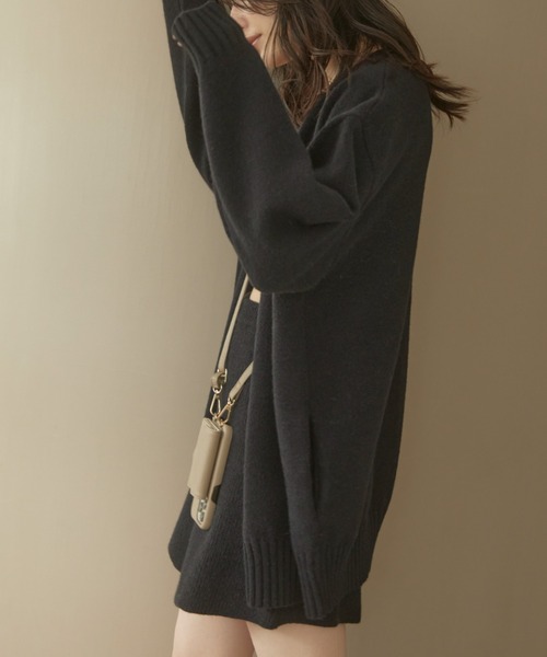 ACYM（アシーム）の「Betty over knit カーディガン（カーディガン/ボレロ・レディース・グレー/ブラック/ベージュ・FREE）」の15枚目の写真