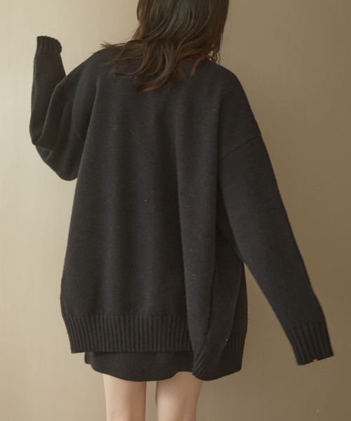 ACYM（アシーム）の「Betty over knit カーディガン（カーディガン/ボレロ・レディース・グレー/ブラック/ベージュ・FREE）」の16枚目の写真