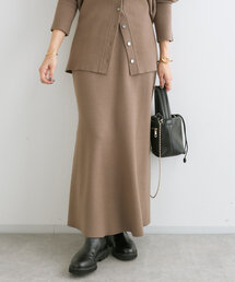 RIVE DROITE | 【セットアップ対応】ニュアンスフレアニットスカート(スカート)