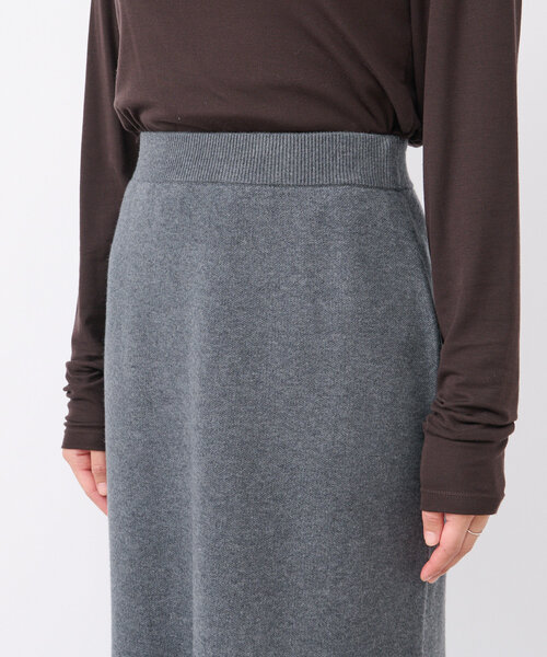 RIVE DROITE（リヴドロワ）の「【セットアップ対応】ニュアンスフレアニットスカート（スカート・レディース・チャコールグレー/モカ・38/36）」の22枚目の写真
