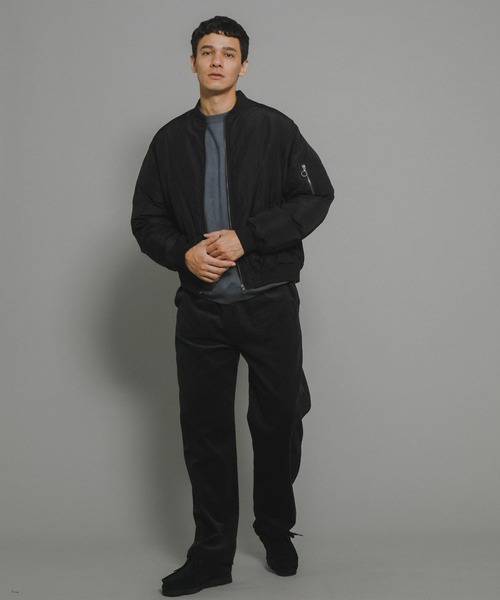 URBAN RESEARCH Sonny Label(アーバンリサーチサニーレーベル)の「『撥水』FELLEX中綿MA-1ブルゾン(MA-1・メンズ・ブラック/カーキ・MEDIUM/LARGE/X-LARGE)」の10枚目の写真