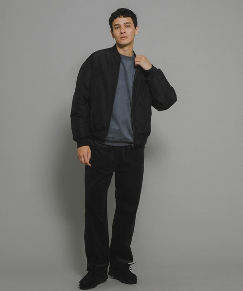 URBAN RESEARCH Sonny Label(アーバンリサーチサニーレーベル)の「『撥水』FELLEX中綿MA-1ブルゾン(MA-1・メンズ・ブラック/カーキ・MEDIUM/LARGE/X-LARGE)」の11枚目の写真