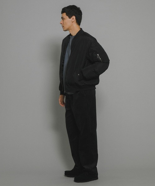 URBAN RESEARCH Sonny Label(アーバンリサーチサニーレーベル)の「『撥水』FELLEX中綿MA-1ブルゾン(MA-1・メンズ・ブラック/カーキ・MEDIUM/LARGE/X-LARGE)」の12枚目の写真