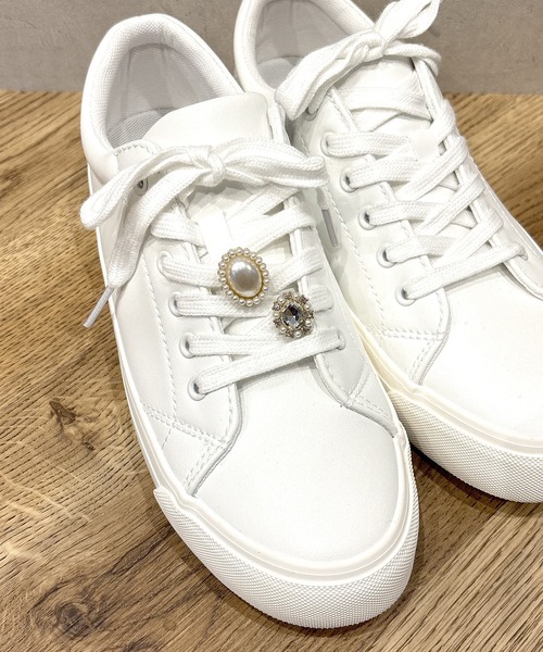 パール×ビジュー/シューズクリップ（シューズアクセサリー