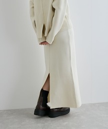 VIS | 【セットアップ対応】もちっとニットミラノリブスカート(スカート)