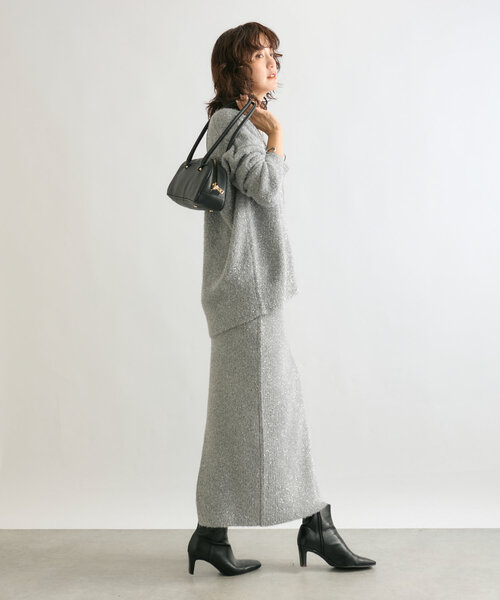 RIVE DROITE(リヴドロワ)の「【セットアップ対応】フェザーラメスカート(スカート・レディース・ブラック/ブラウン/グレー・FREE)」の20枚目の写真