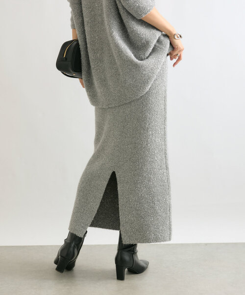 RIVE DROITE(リヴドロワ)の「【セットアップ対応】フェザーラメスカート(スカート・レディース・ブラック/ブラウン/グレー・FREE)」の11枚目の写真