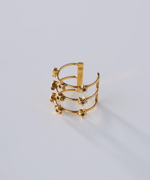 ADER（アデル）の「TINY STAR triple ring（リング・レディース・ゴールド・フリー）」の4枚目の写真