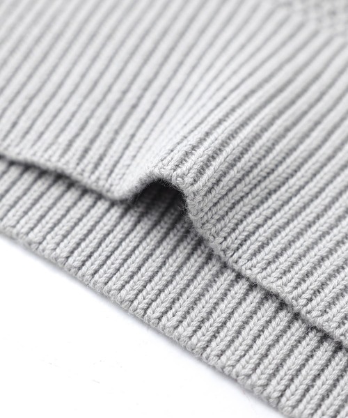 kOhAKU（コハク）の「『ランダム編地ニット』（ニット/セーター・レディース・ネイビー/グレー・FREE）」の20枚目の写真