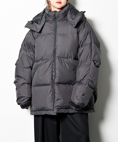 DAIWA PIER39（ダイワピア39）の「DAIWA PIER 39 TECK ALPINE DOWN PARKA BW-21024W：ダウンジャケット（ダウンジャケット/コート・レディース・ブラック/チャコールグレー・LARGE）」の2枚目の写真