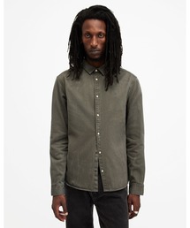 ALLSAINTS | STAVELEY RAMSKULL EMBROIDERED SHIRT | STAVELEY ラムスカル 刺繍 シャツ(シャツ/ブラウス)