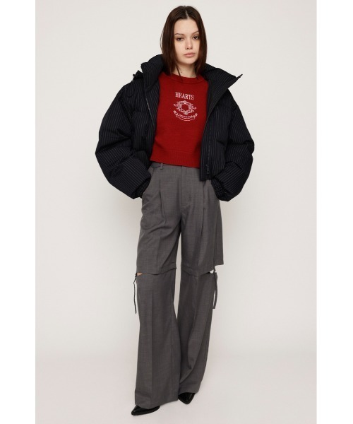 MOTIF LOGO KNIT TOPS モチーフ ロゴ ニット トップス（ニット