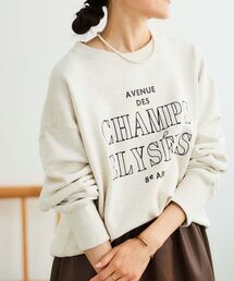 le.coeur blanc | CHAMPS ELYSEESロゴ刺繍スウェット(スウェット)