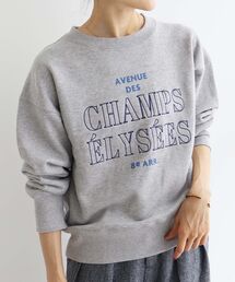 CHAMPS ELYSEESロゴ刺繍スウェット