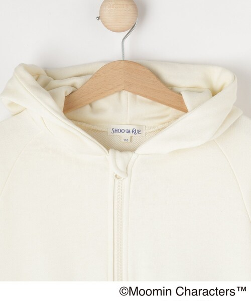 SHOO・LA・RUE（シューラルー）の「【MOOMIN】アソートジップパーカ（パーカー・キッズ・カーキ/アイボリー・11/10/12）」の5枚目の写真