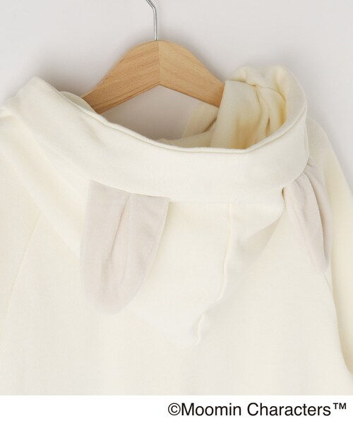 SHOO・LA・RUE（シューラルー）の「【MOOMIN】アソートジップパーカ（パーカー・キッズ・カーキ/アイボリー・11/10/12）」の6枚目の写真