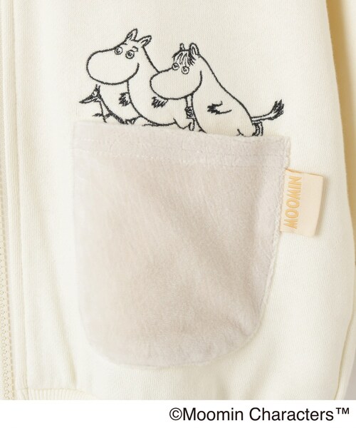 SHOO・LA・RUE（シューラルー）の「【MOOMIN】アソートジップパーカ（パーカー・キッズ・カーキ/アイボリー・11/10/12）」の8枚目の写真