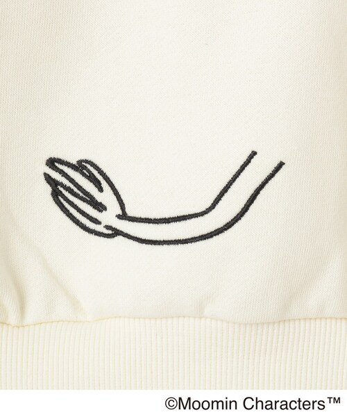 SHOO・LA・RUE（シューラルー）の「【MOOMIN】アソートジップパーカ（パーカー・キッズ・カーキ/アイボリー・11/10/12）」の11枚目の写真