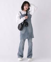 デニムZIPジャンスカ