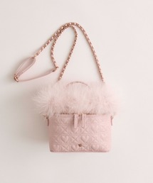 OLIVE des OLIVE | マラボー付きハートキルティングバニティー(ショルダーバッグ)