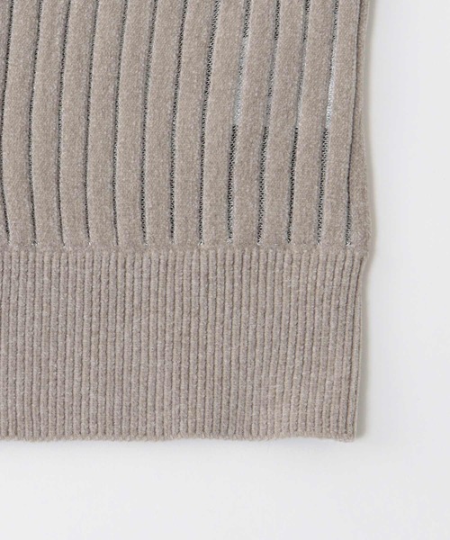 ニット セーター molle yarn×lame off-shoulder pull(モールヤーン×ラメオフショルダープルオーバー) レディース セール】molle yarn×lame off-shoulder pull(モールヤーン×ラメ