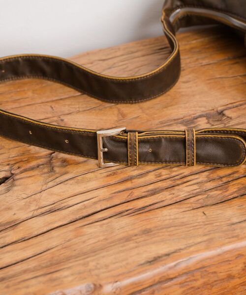 RETRO GIRL（レトロガール）の「Fレザーショルダーバッグ（ショルダーバッグ・レディース・ブラウン/ブラック・ONE SIZE）」の14枚目の写真