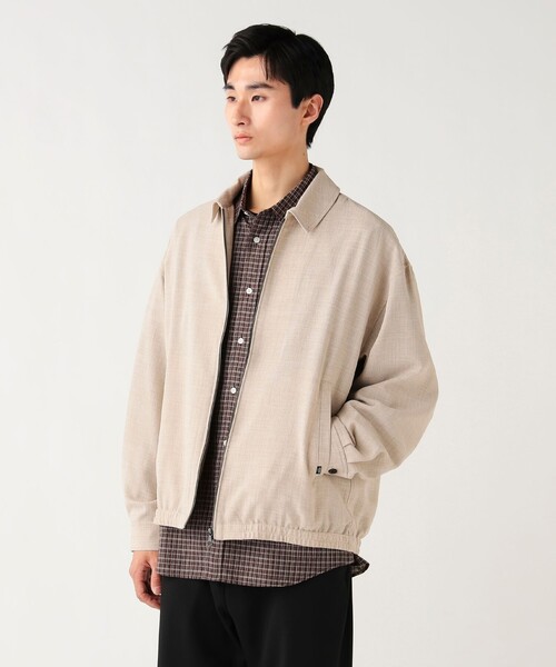 BEAMS HEART（ビームスハート）の「ポリメランジ ブルゾン (吸水速乾)（ブルゾン・メンズ・ネイビー/ベージュ・LARGE/MEDIUM/SMALL）」の7枚目の写真