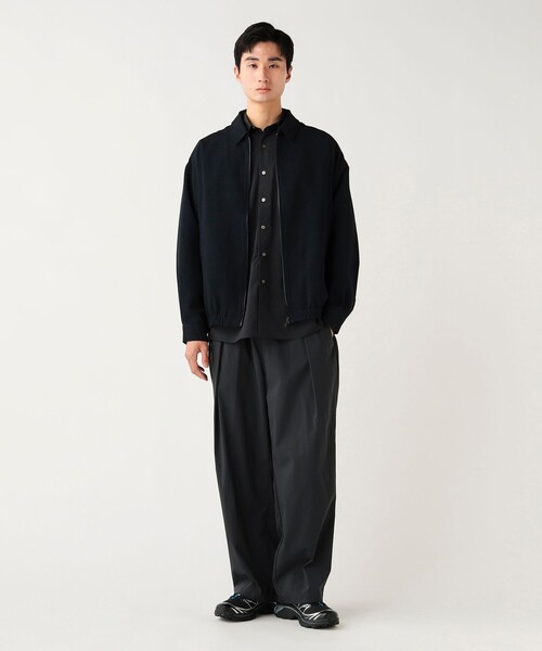 BEAMS HEART（ビームスハート）の「ポリメランジ ブルゾン (吸水速乾)（ブルゾン・メンズ・ネイビー/ベージュ・LARGE/MEDIUM/SMALL）」の9枚目の写真