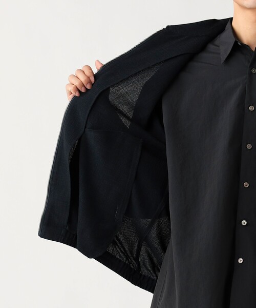 BEAMS HEART（ビームスハート）の「ポリメランジ ブルゾン (吸水速乾)（ブルゾン・メンズ・ネイビー/ベージュ・LARGE/MEDIUM/SMALL）」の10枚目の写真