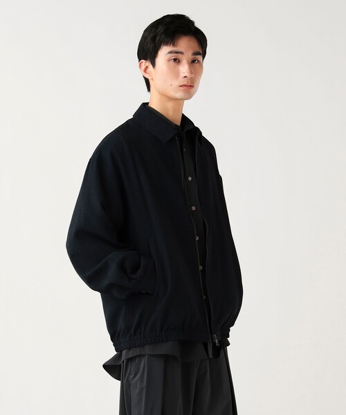BEAMS HEART（ビームスハート）の「ポリメランジ ブルゾン (吸水速乾)（ブルゾン・メンズ・ネイビー/ベージュ・LARGE/MEDIUM/SMALL）」の12枚目の写真