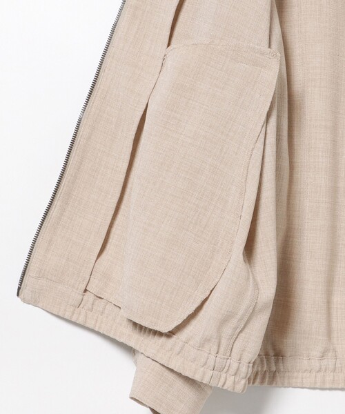 BEAMS HEART（ビームスハート）の「ポリメランジ ブルゾン (吸水速乾)（ブルゾン・メンズ・ネイビー/ベージュ・LARGE/MEDIUM/SMALL）」の16枚目の写真