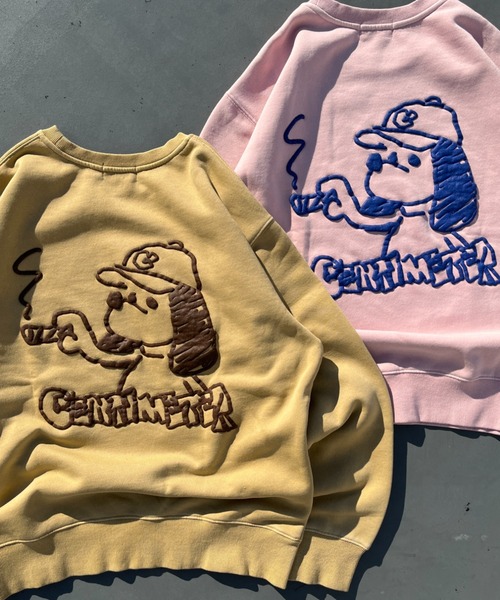 centimeter(センチメーター)の「Rakugaki ruler pigment sweat(スウェット・メンズ・ベージュ/ピンク・X-LARGE/LARGE/MEDIUM)」の7枚目の写真