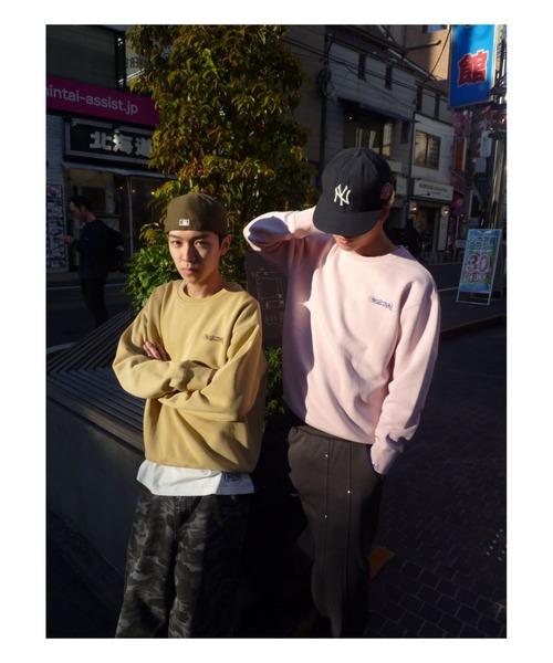 centimeter(センチメーター)の「Rakugaki ruler pigment sweat(スウェット・メンズ・ベージュ/ピンク・X-LARGE/LARGE/MEDIUM)」の8枚目の写真