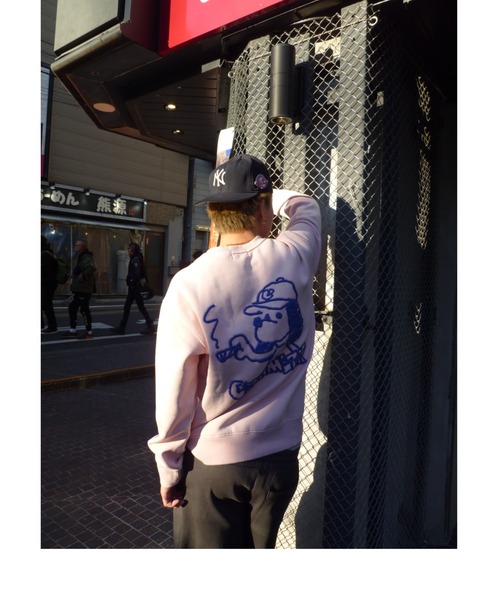 centimeter(センチメーター)の「Rakugaki ruler pigment sweat(スウェット・メンズ・ベージュ/ピンク・X-LARGE/LARGE/MEDIUM)」の10枚目の写真