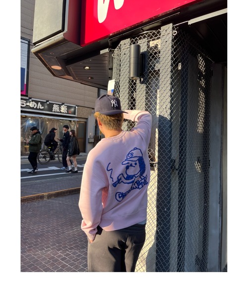 centimeter(センチメーター)の「Rakugaki ruler pigment sweat(スウェット・メンズ・ベージュ/ピンク・X-LARGE/LARGE/MEDIUM)」の13枚目の写真