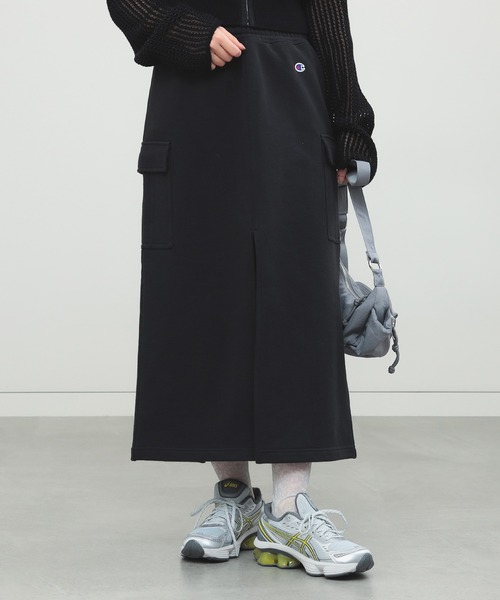 Ray BEAMS（レイビームス）の「【別注】Champion / ロングスカート（スカート・レディース・ブラック/レッド系その他4/ナチュラル・SMALL/MEDIUM）」の6枚目の写真