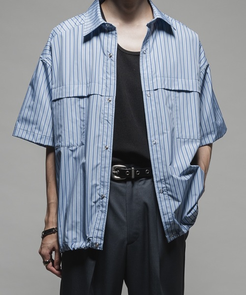 CASPER JOHN（キャスパージョン）の「Bubble tech fishing shirts/バブルテックフィッシングシャツ（シャツ/ブラウス・メンズ・ブラック/サックスブルー/グレー/ブルー/ホワイト・X-SMALL/SMALL/MEDIUM/LARGE）」の4枚目の写真