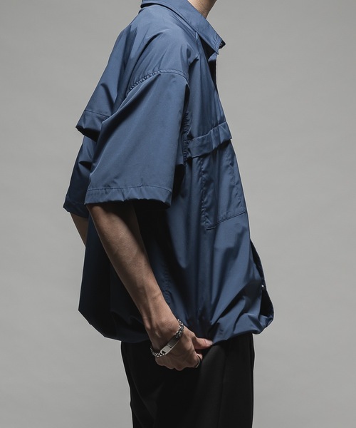 CASPER JOHN（キャスパージョン）の「Bubble tech fishing shirts/バブルテックフィッシングシャツ（シャツ/ブラウス・メンズ・ブラック/サックスブルー/グレー/ブルー/ホワイト・X-SMALL/SMALL/MEDIUM/LARGE）」の8枚目の写真